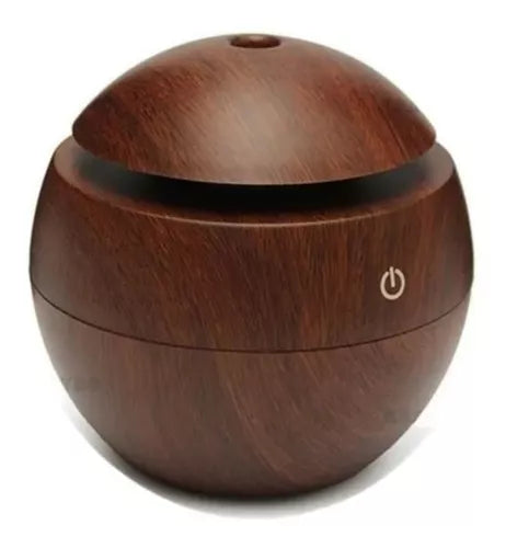 Humidificador en esfera estilo madera