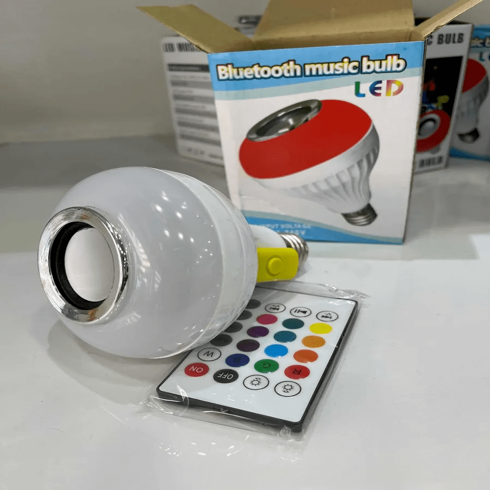 Bombillo Parlante Con Bluetooth Multicolor