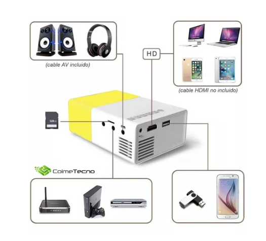 Mini Proyector Led Video Beam